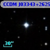 CCDM J03343+2625B