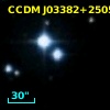CCDM J03382+2505B