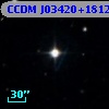 CCDM J03420+1812B
