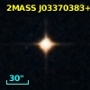2MASS J03370383+0005326