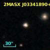 2MASX J03341890+0101009