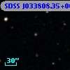 SDSS J033808.35+003443.0