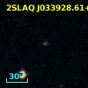 2SLAQ J033928.61+004939.7