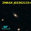 2MASX J03362133+0011124