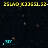 2SLAQ J033651.52-001024.7
