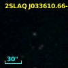2SLAQ J033610.66-011057.1