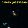 2MASX J03335599-0015303