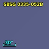 SBSG 0335-052B