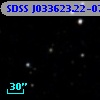 SDSS J033623.22-073950.9