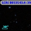 LCRS B033543.4-390013