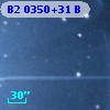 B2 0350+31 B