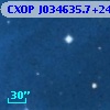 CXOP J034635.7+240754