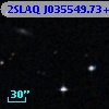 2SLAQ J035549.73+000047.9