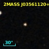 2MASS J03561120+0001051