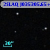 2SLAQ J035305.65+000031.9
