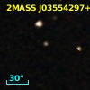 2MASS J03554297+0001370
