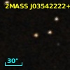 2MASS J03542222+0003179