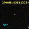 2MASS J03551322+0006490