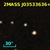 2MASS J03533636+0012541
