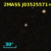2MASS J03525571+0014107