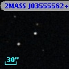2MASS J03555582+0019566