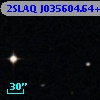 2SLAQ J035604.64+002719.8