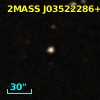 2MASS J03522286+0001170