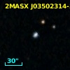 2MASX J03502314-3919354