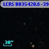 LCRS B035420.8-393455