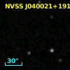 NVSS J040021+191627