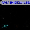 NVSS J040521+190931