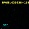 NVSS J035638+151618