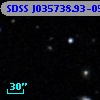 SDSS J035738.93-052254.9