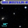 SDSS J035711.38-052147.2