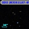 SDSS J035811.87-053152.6