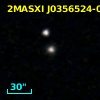 2MASXI J0356524-061031