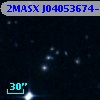 2MASX J04053674-1258318