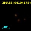 2MASS J04104175+3808101