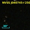NVSS J040745+250805