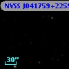 NVSS J041759+225900