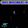 SDSS J041100.92-044835.5