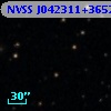 NVSS J042311+365231