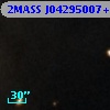 2MASS J04295007+3516104