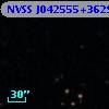 NVSS J042555+362908