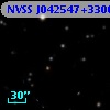NVSS J042547+330016