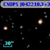 CXOPS J042210.3+330126