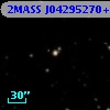 2MASS J04295270+3032343