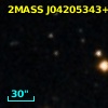 2MASS J04205343+2913401