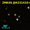 2MASS J04231410+2648235