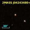 2MASS J04243480+2629094